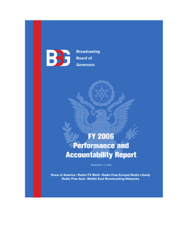 FY 2006 Performance and Accountability Report