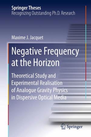 Negative Frequency at the Horizon Theoretical Study and Experimental Realisation of Analogue Gravity Physics in Dispersive Optical Media Springer Theses