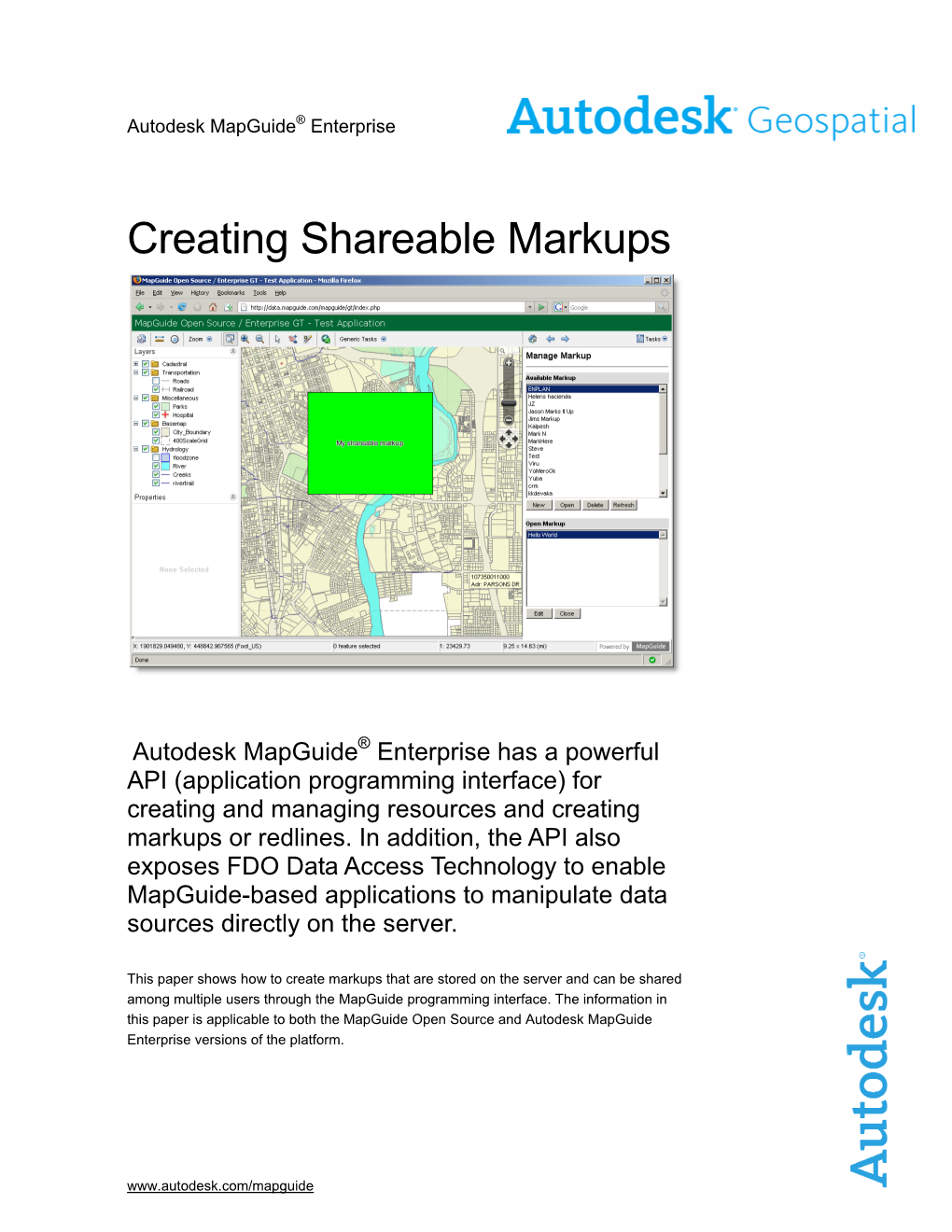 Creating Shareable Markups