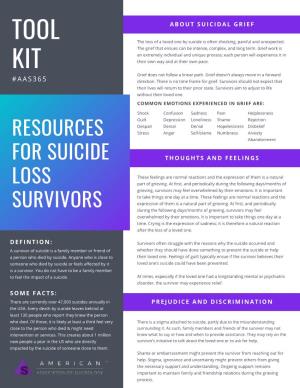 Resources for Survivors of Suicide