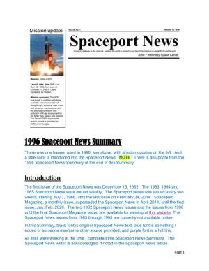 1996 Spaceport News Summary Final