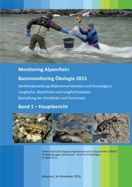 Monitoring Alpenrhein Basismonitoring Ökologie 2015