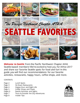 PNS-AIHA Guide to Seattle