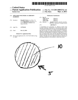 (12) Patent Application Publication (10) Pub. No.: US 2011/0052712 A1 Eaton Et Al