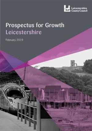 Prospectus for Growth Leicestershire