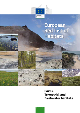 European Red List of Habitats