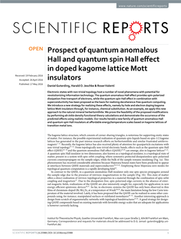Prospect of Quantum Anomalous Hall and Quantum Spin Hall Effect In