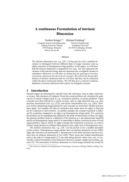A Continuous Formulation of Intrinsic Dimension