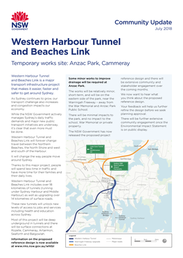 Temporary Works Site: Anzac Park, Cammeray