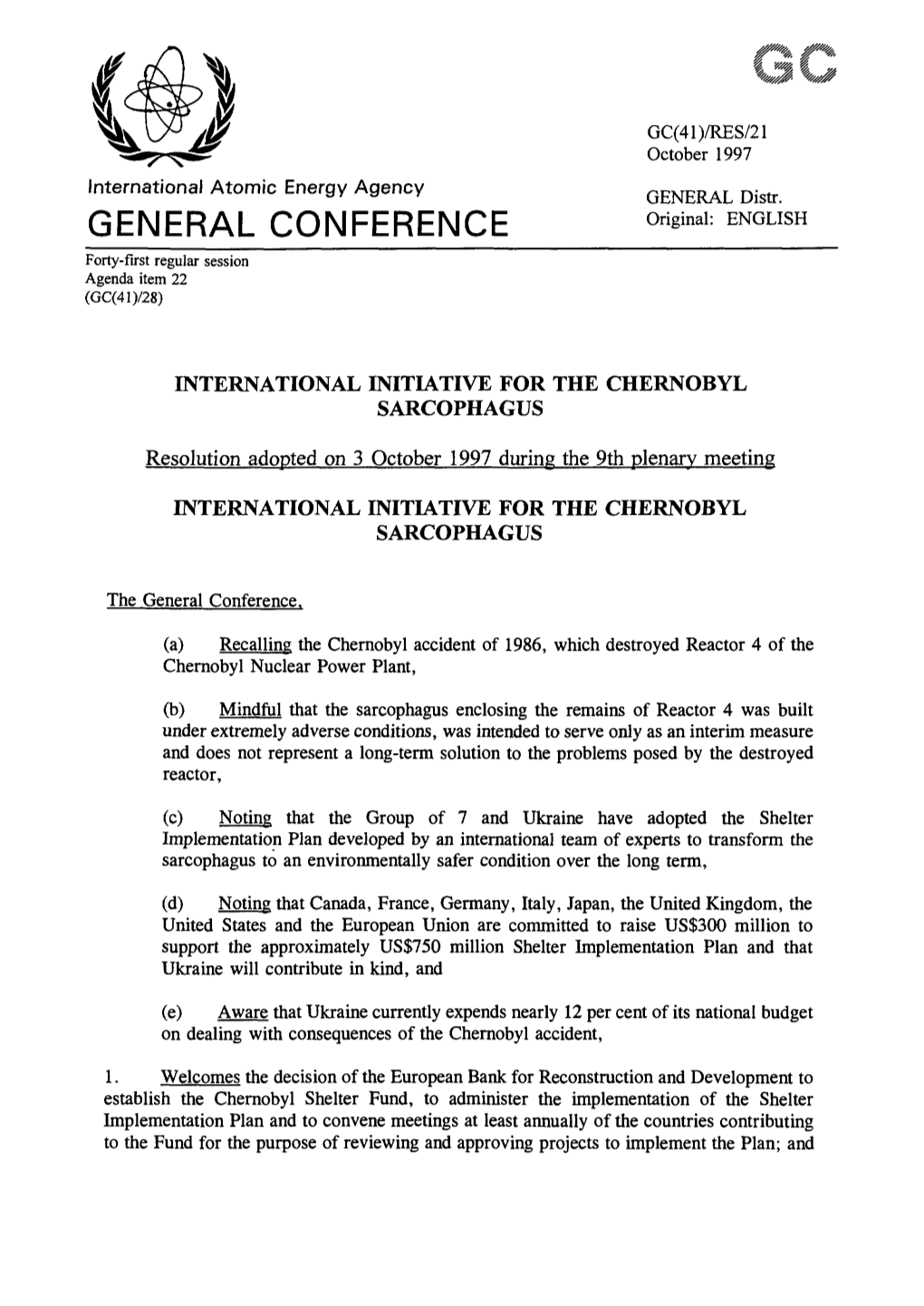 International Initiative for the Chernobyl