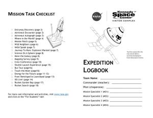 Mission Task Checklist