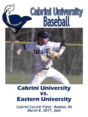 Cabrini University Baseball