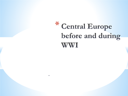 History of Central Europe