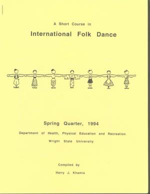 A Short Course in International Folk Dance, Harry Khamis, 1994