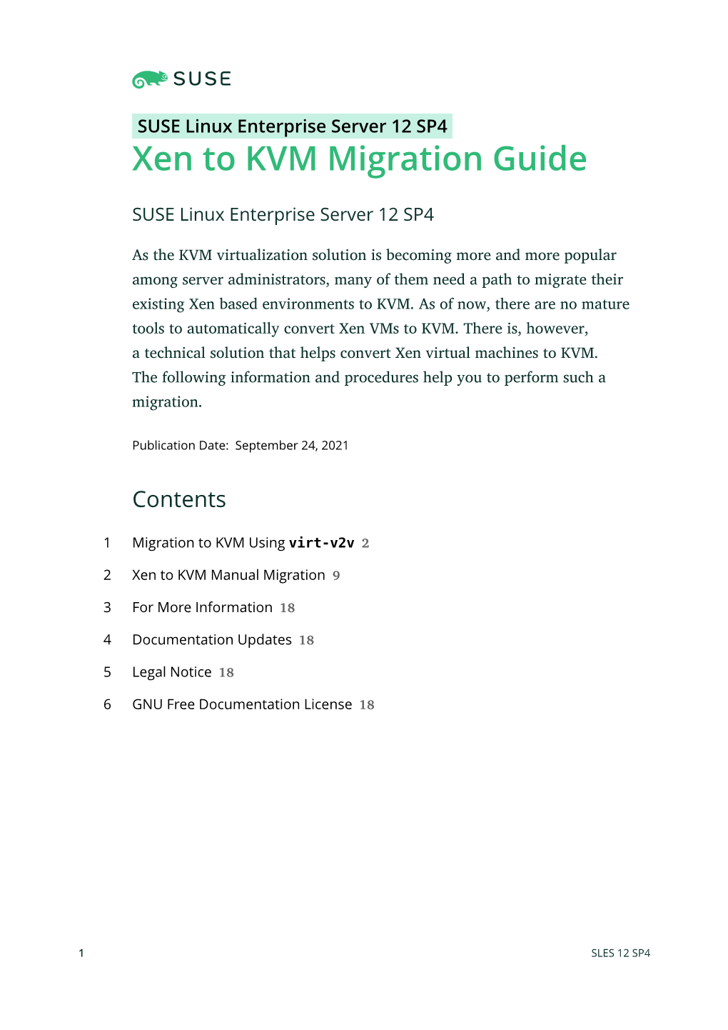 Xen to KVM Migration Guide