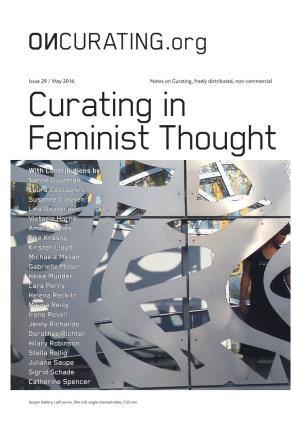 Curating in Feminist Thought