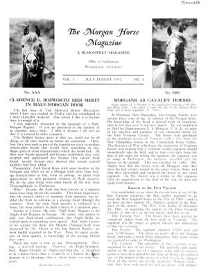 The Cjmorgan J£Orse (^Magazine