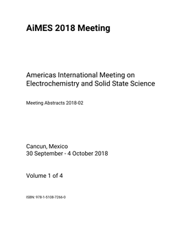 Aimes 2018 Meeting