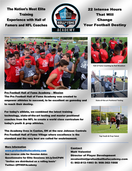 Hall of Fame Coaching by Rod Woodson Top Youth