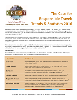 Trends & Statistics 2016