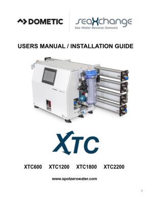 Users Manual / Installation Guide