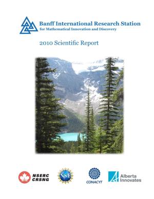 BIRS 2010 Scientific Report