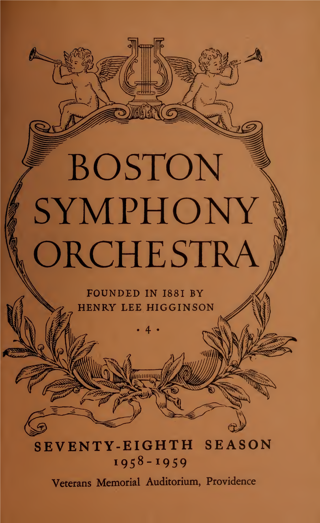 Boston Symphony Orchestra Concert Programs, Season 78, 1958-1959, Subscription