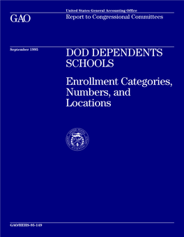 HEHS-95-149 DOD Dependents Schools