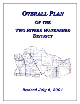 Overall Plan of the Two Rivers Watershed District