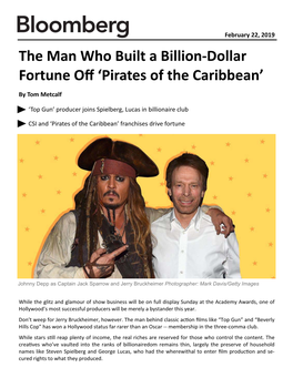 The Man Who Built a Billion Dollar Fortune Off Pirates of The