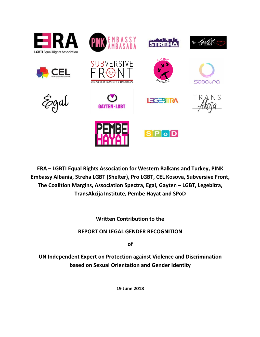 LGBTI Equal Rights Association for Western Balkans and Turkey, PINK