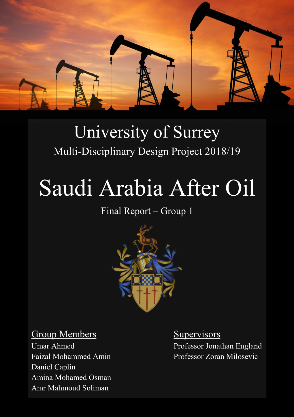 Saudi Arabia After Oil Final Report – Group 1