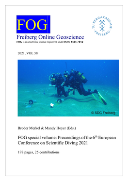 Freiberg Online Geoscience FOG Is an Electronic Journal Registered Under ISSN 1434-7512