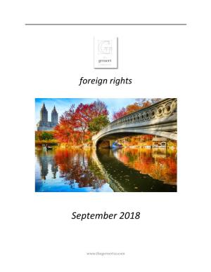 TGC September 2018 Rights Guide