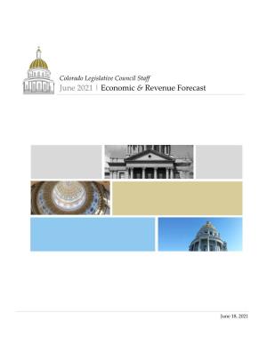June 2021 | Economic & Revenue Forecast