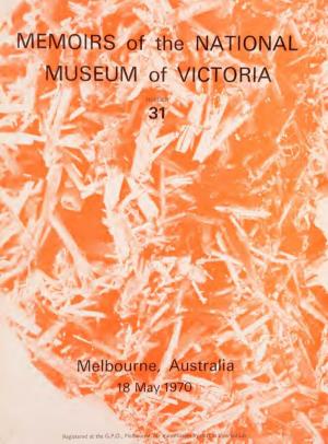 Memoirs of the National Museum of Victoria 31