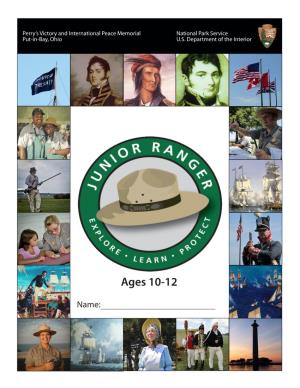 Perry's Victory and International Peace Memorial Jr Ranger Booklet for Ages 10-12