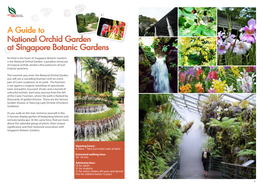 National Orchid Garden at Singapore Botanic Gardens