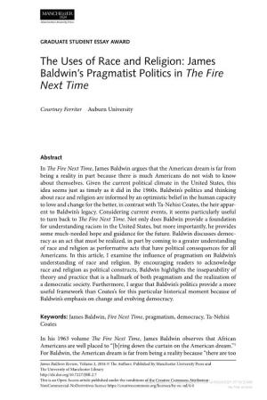 The Uses of Race and Religion: James Baldwin's Pragmatist Politics