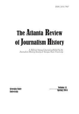 The Atlanta Review of Journalism History
