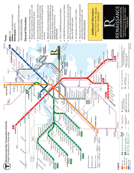 MBTA Map and Boxed Directions 2019