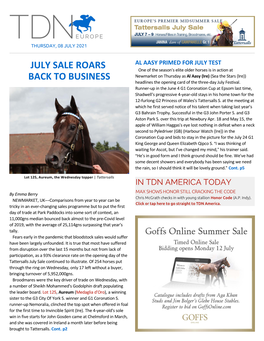Tdn Europe • Page 2 of 13 • Thetdn.Com Thursday • 08 July 2021