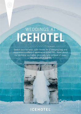 Weddings at Icehotel