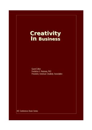 Creativity in Business 2014.Pdf