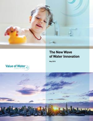 The New Wave of Water Innovation