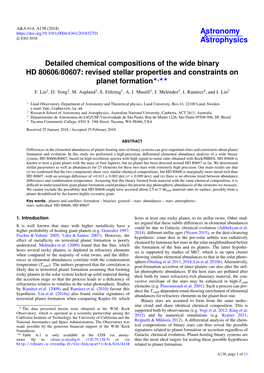 Detailed Chemical Compositions of the Wide Binary HD 80606/80607: Revised Stellar Properties and Constraints on Planet Formation?,?? F