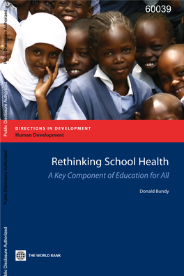 Rethinking School Health: a Key Component of Education for All, Takes the Goal of EFA Further