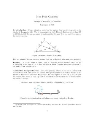 Mass Point Geometry