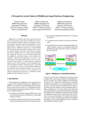 A Perspective on the Future of Middleware-Based Software Engineering