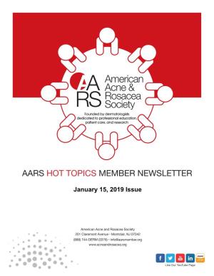 To Download the AARS Hot Topics Newsletter